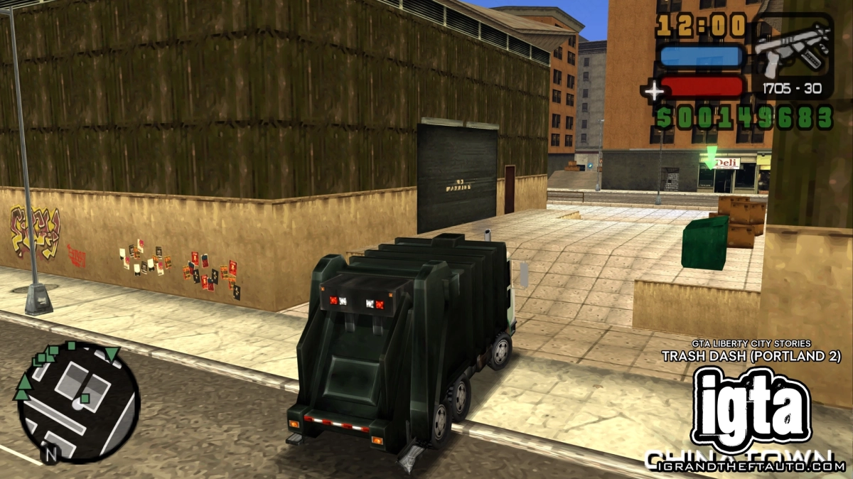GTA Liberty City Stories Trash Dash Portland 2