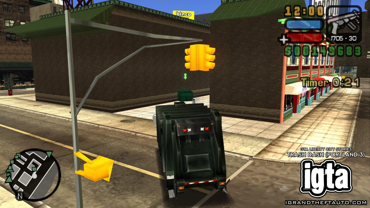 GTA Liberty City Stories Trash Dash Portland 3