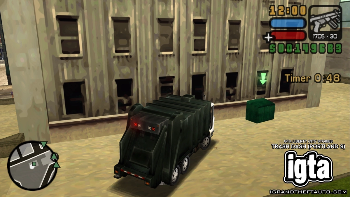 GTA Liberty City Stories Trash Dash Portland 9