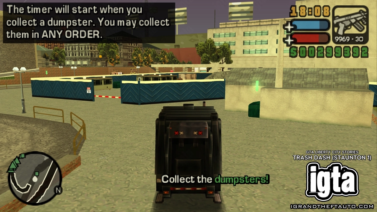 GTA Liberty City Stories Trash Dash Staunton Island 3