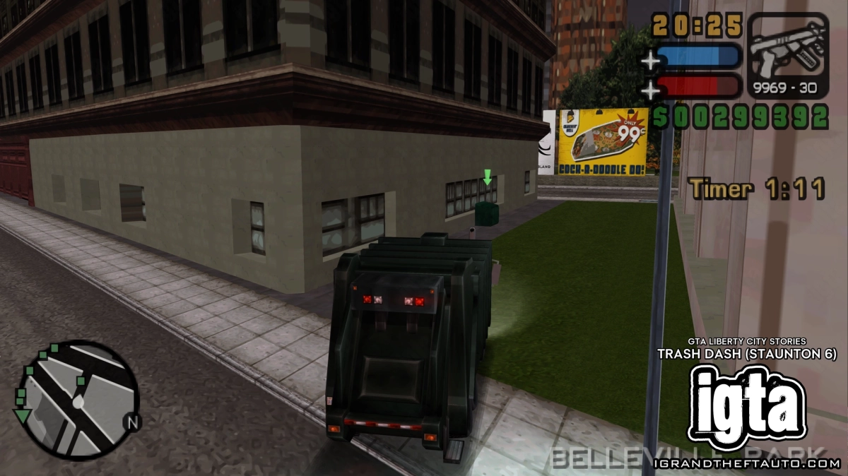 GTA Liberty City Stories Trash Dash Staunton Island 8