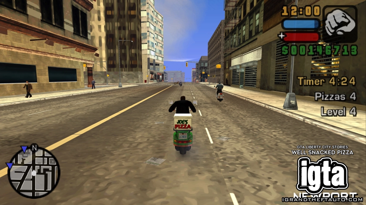GTA Liberty City Stories Well Snacked Pizza Lean Forward