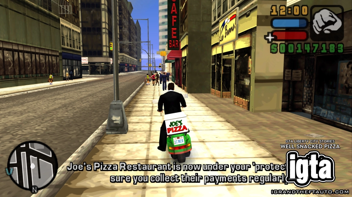 GTA Liberty City Stories Well Snacked Pizza Reward 1