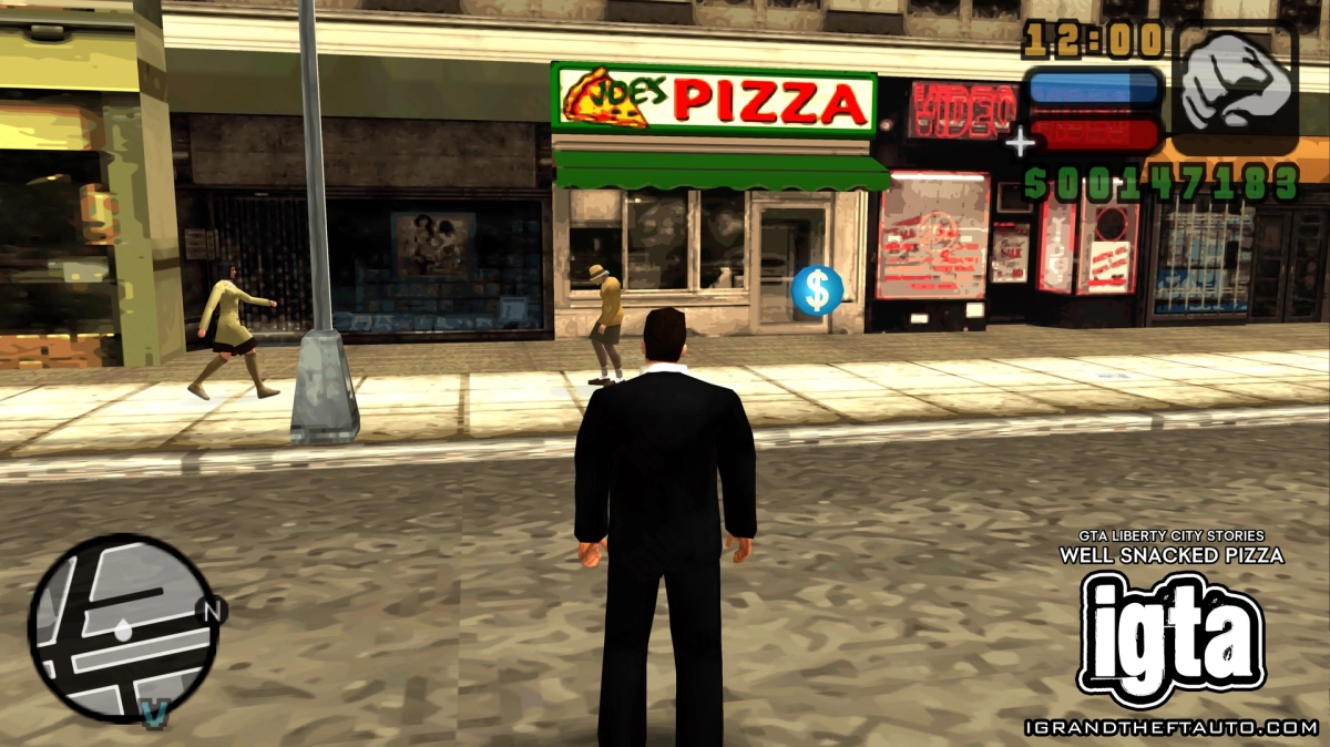 GTA Liberty City Stories Well Snacked Pizza Reward 2