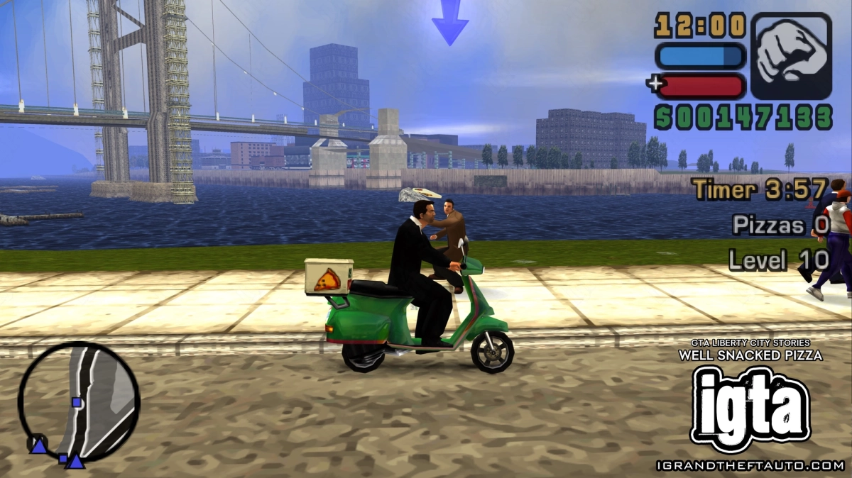 GTA Liberty City Stories Well Snacked Pizza Tossing Pizza