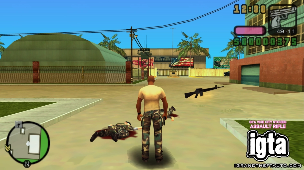 GTA Vice City Stories Assault Rifle From Army