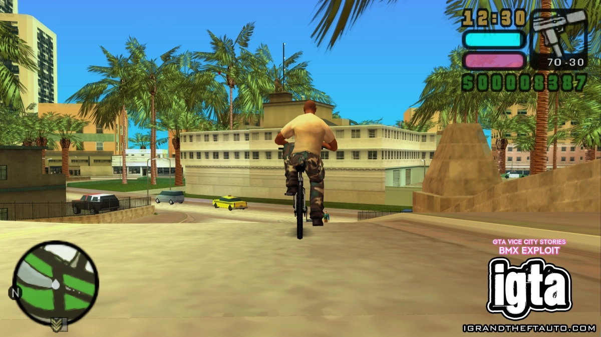 GTA Vice City Stories BMX Exploit 10