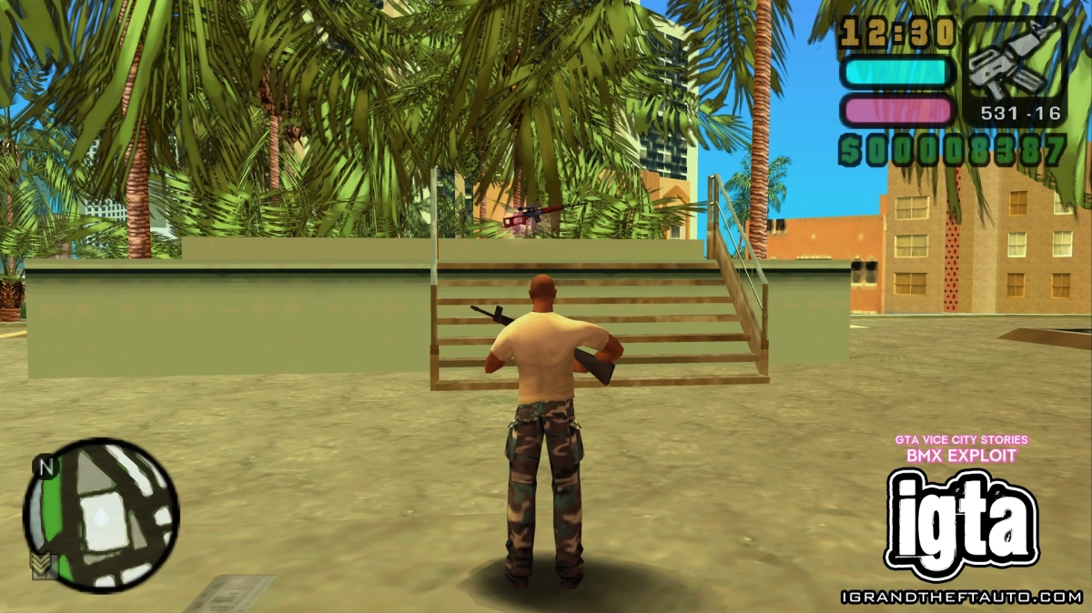 GTA Vice City Stories BMX Exploit 13