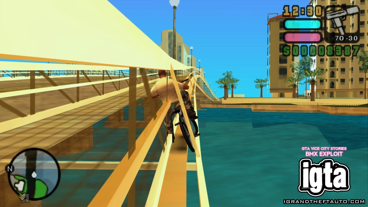 GTA Vice City Stories BMX Exploit 5