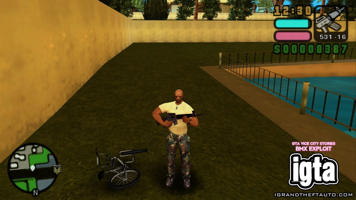 GTA Vice City Stories BMX Exploit 9