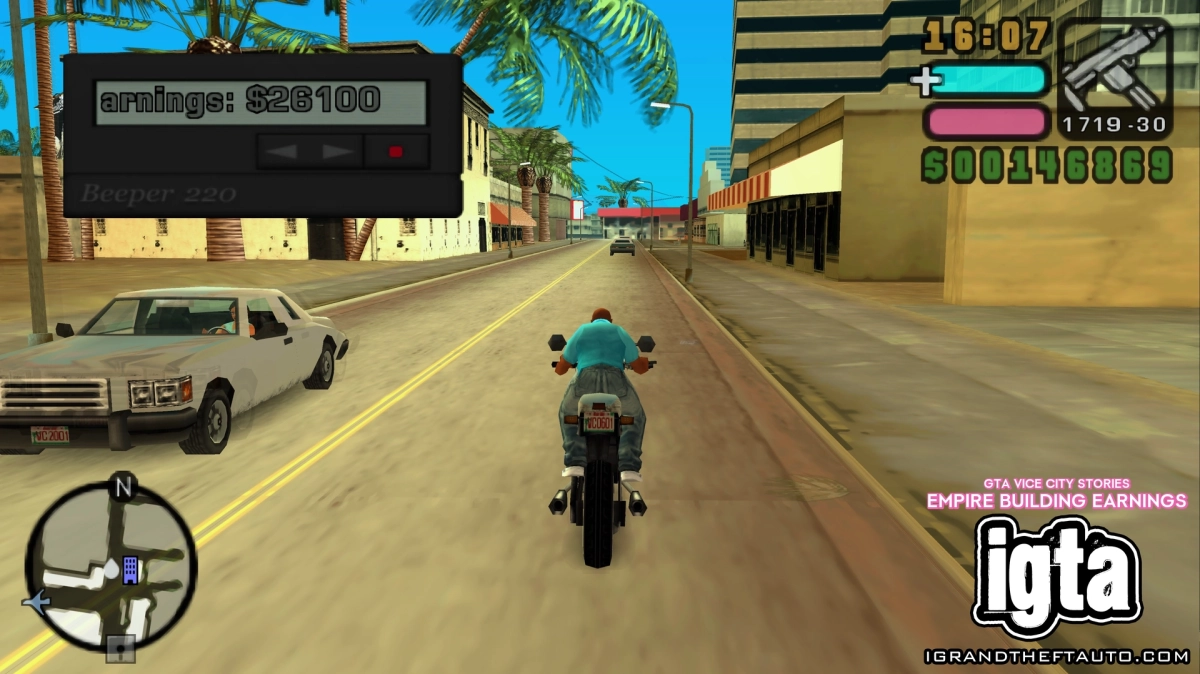 GTA Vice City Stories Empire Building Earnings