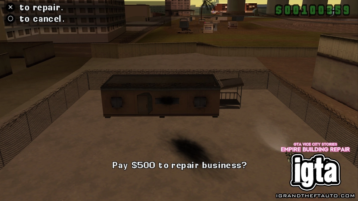 GTA Vice City Stories Empire Building Repair