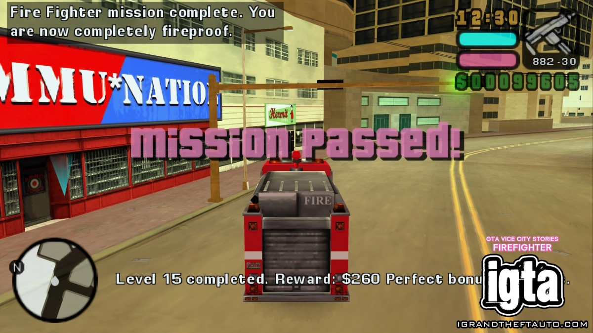 GTA Vice City Stories Firefighter Complete