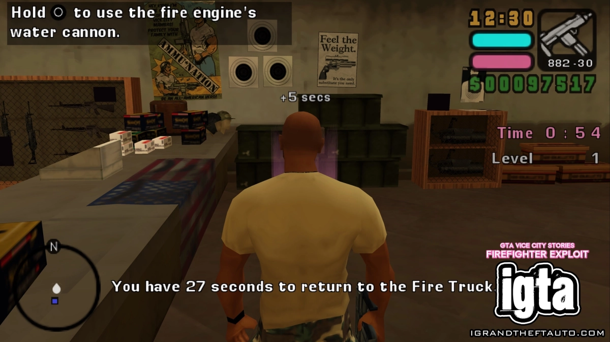 GTA Vice City Stories Firefighter Exploit 1