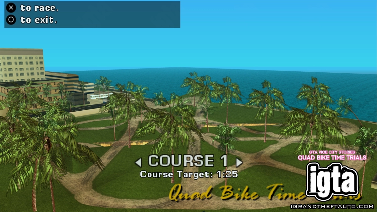 GTA Vice City Stories Quad Bike Time Trials 2