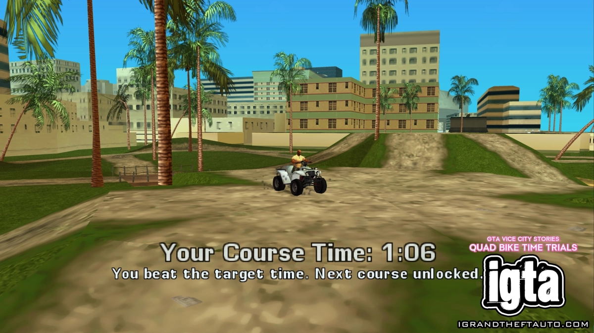 GTA Vice City Stories Quad Bike Time Trials 7