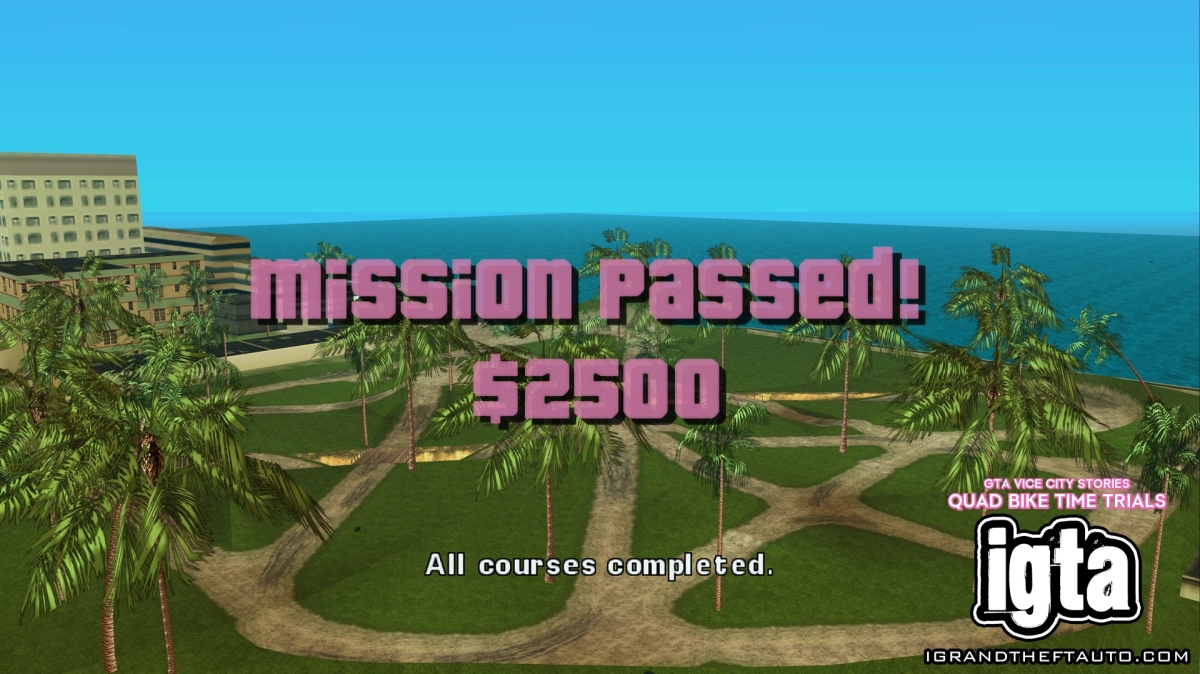 GTA Vice City Stories Quad Bike Time Trials 8