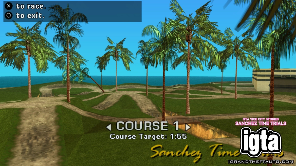 GTA Vice City Stories Sanchez Time Trials 2