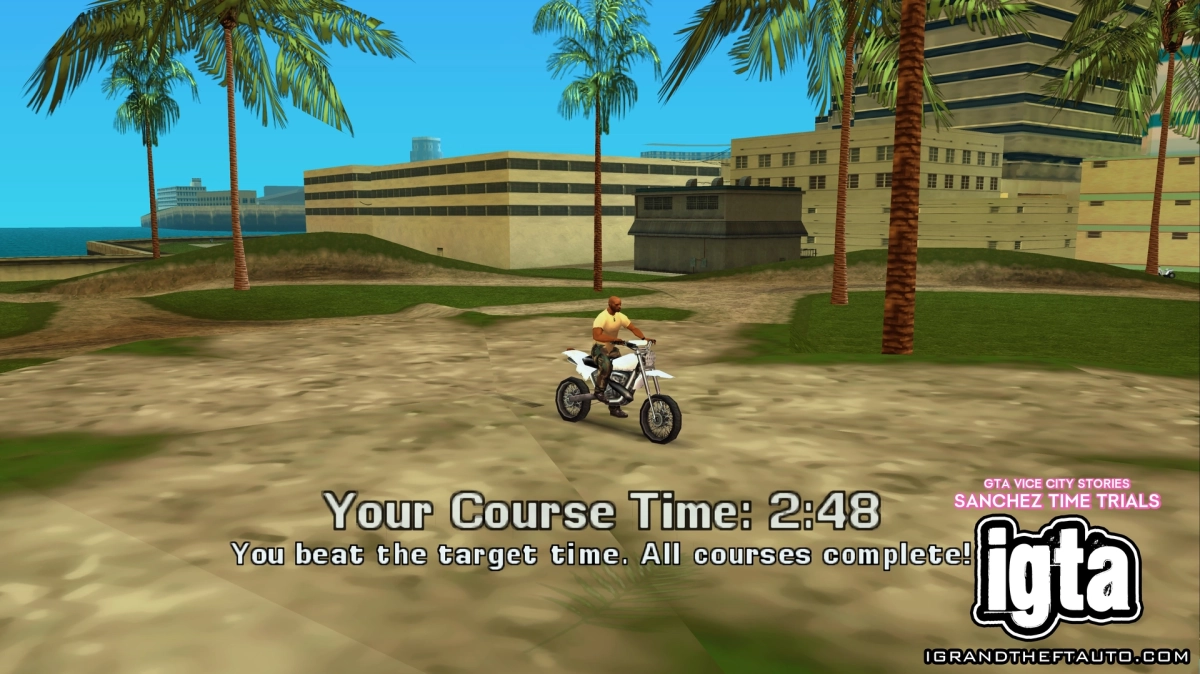 GTA Vice City Stories Sanchez Time Trials 7