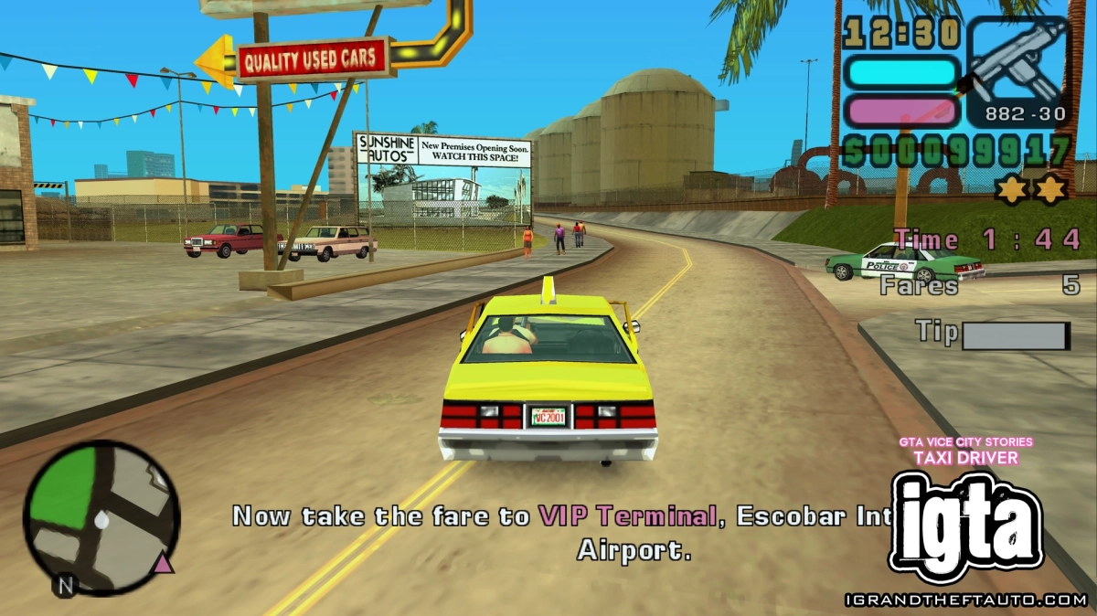 GTA Vice City Stories Taxi Driver 7