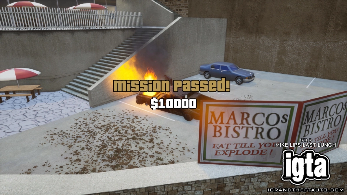 GTA 3 Mike Lips Last Lunch 15