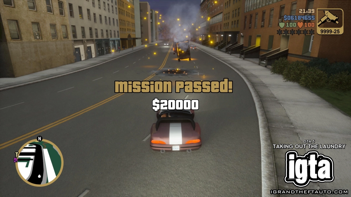 GTA 3 Taking Out The Laundry 15
