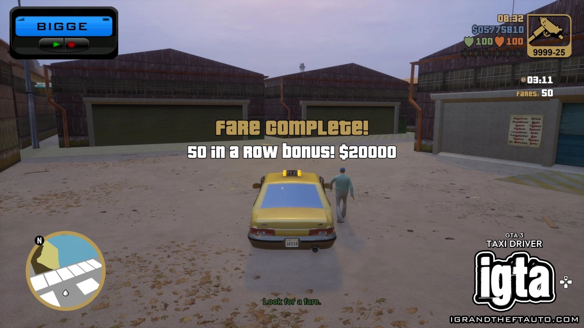 GTA 3 Taxi Driver 9