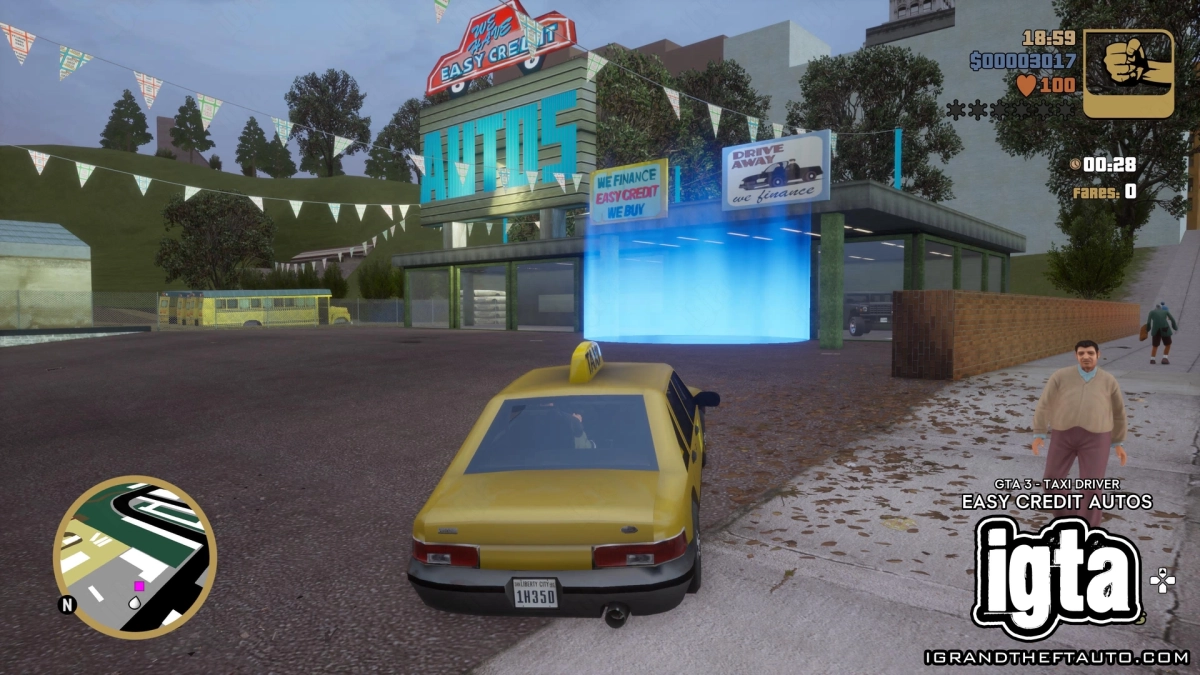 GTA 3 Taxi Driver -  Easy Credit Autos