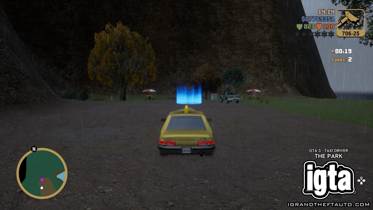 GTA 3 Taxi Driver -  The Park Shoreside