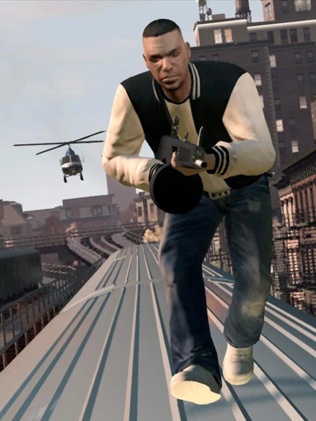 Luis rides the train... literally