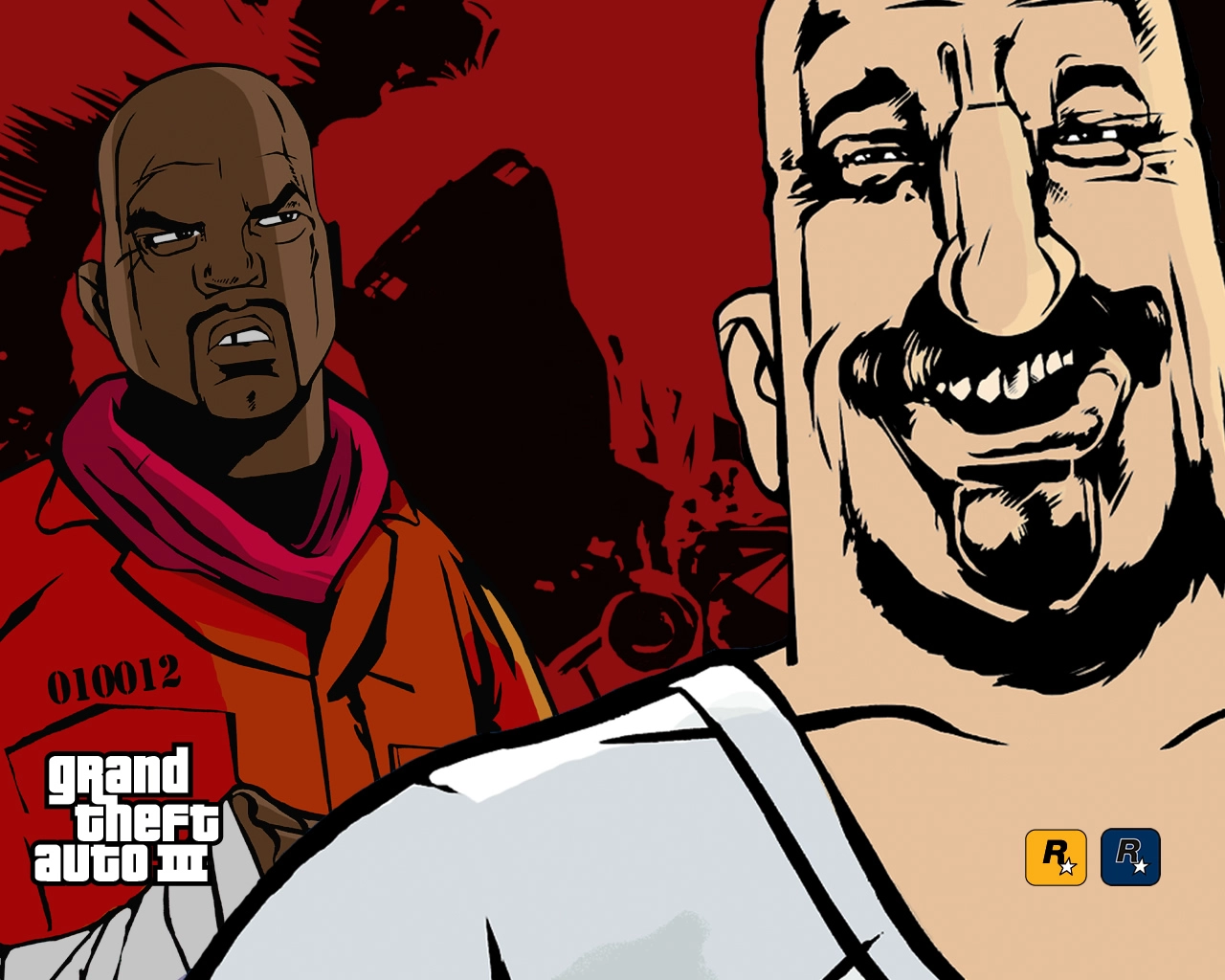 GTA 3 Desktop Artwork - 8-Ball and El Burro