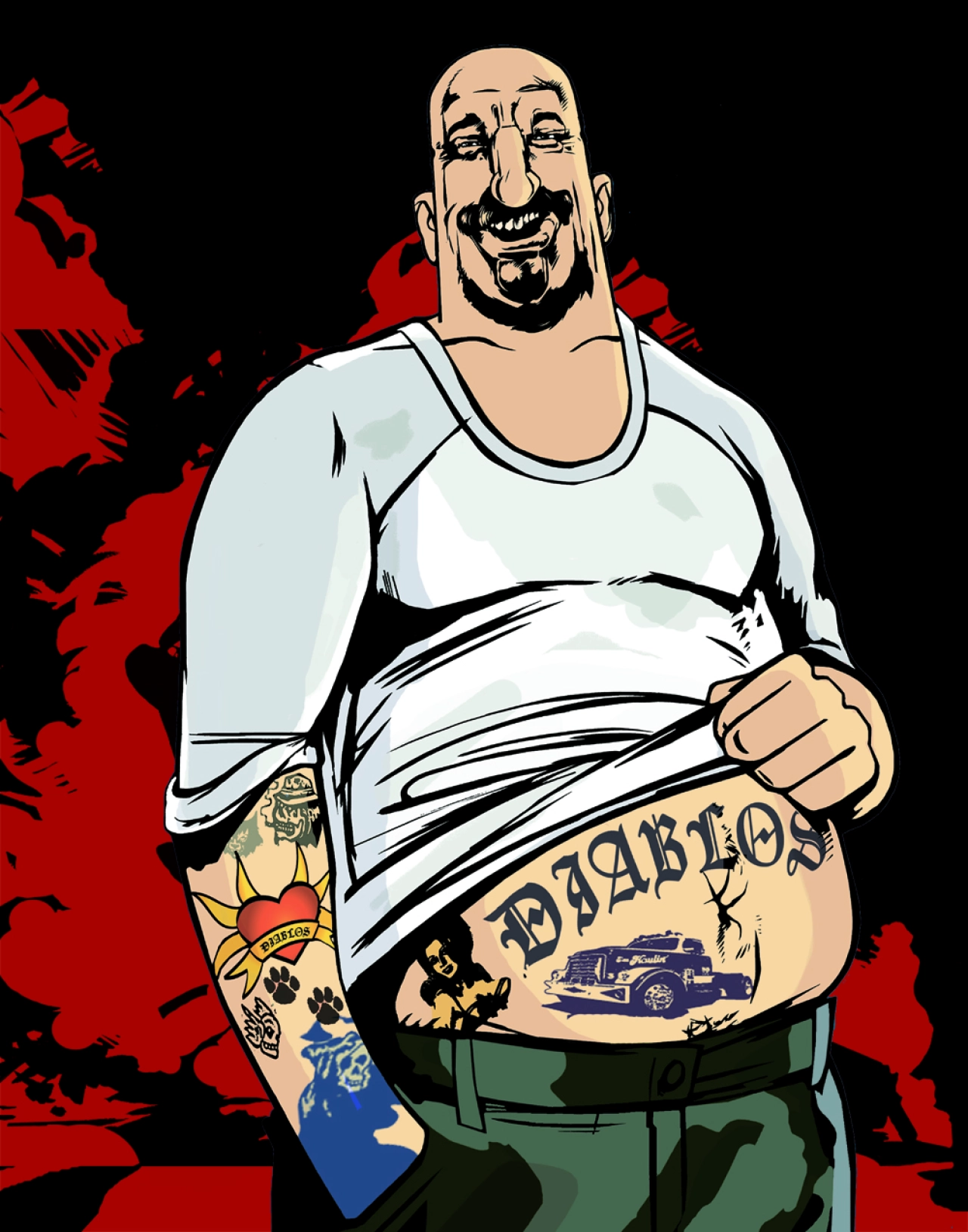El Burro Character Artwork
