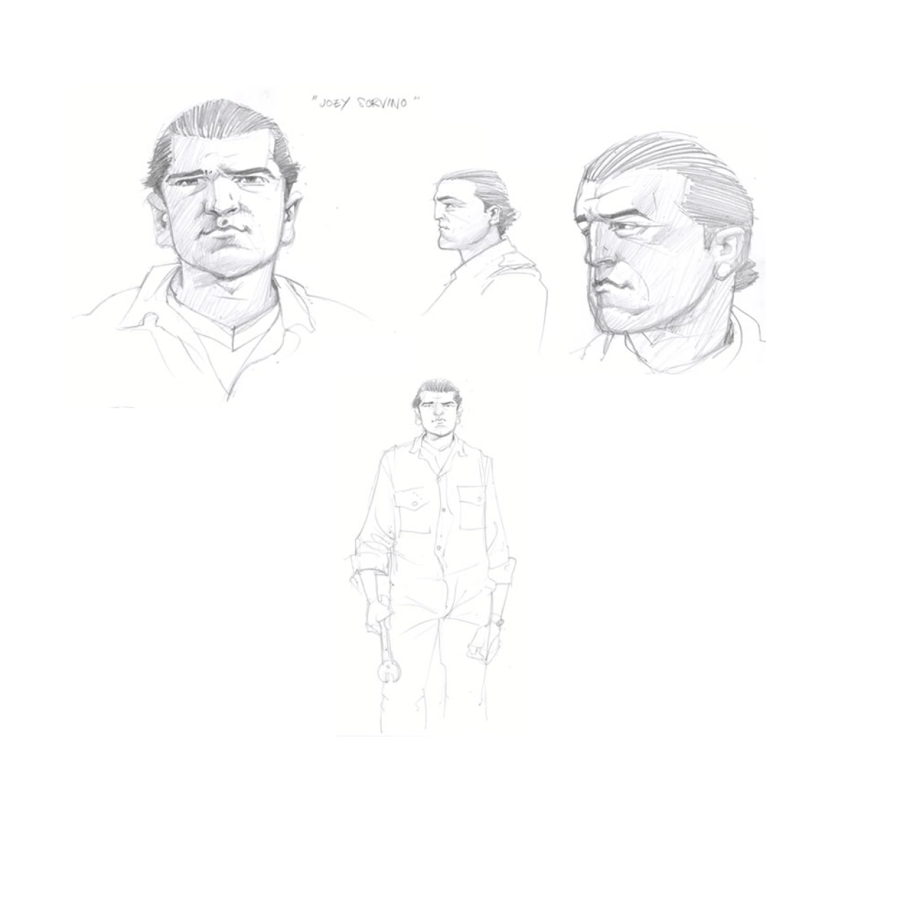 Character Sketches - Joey