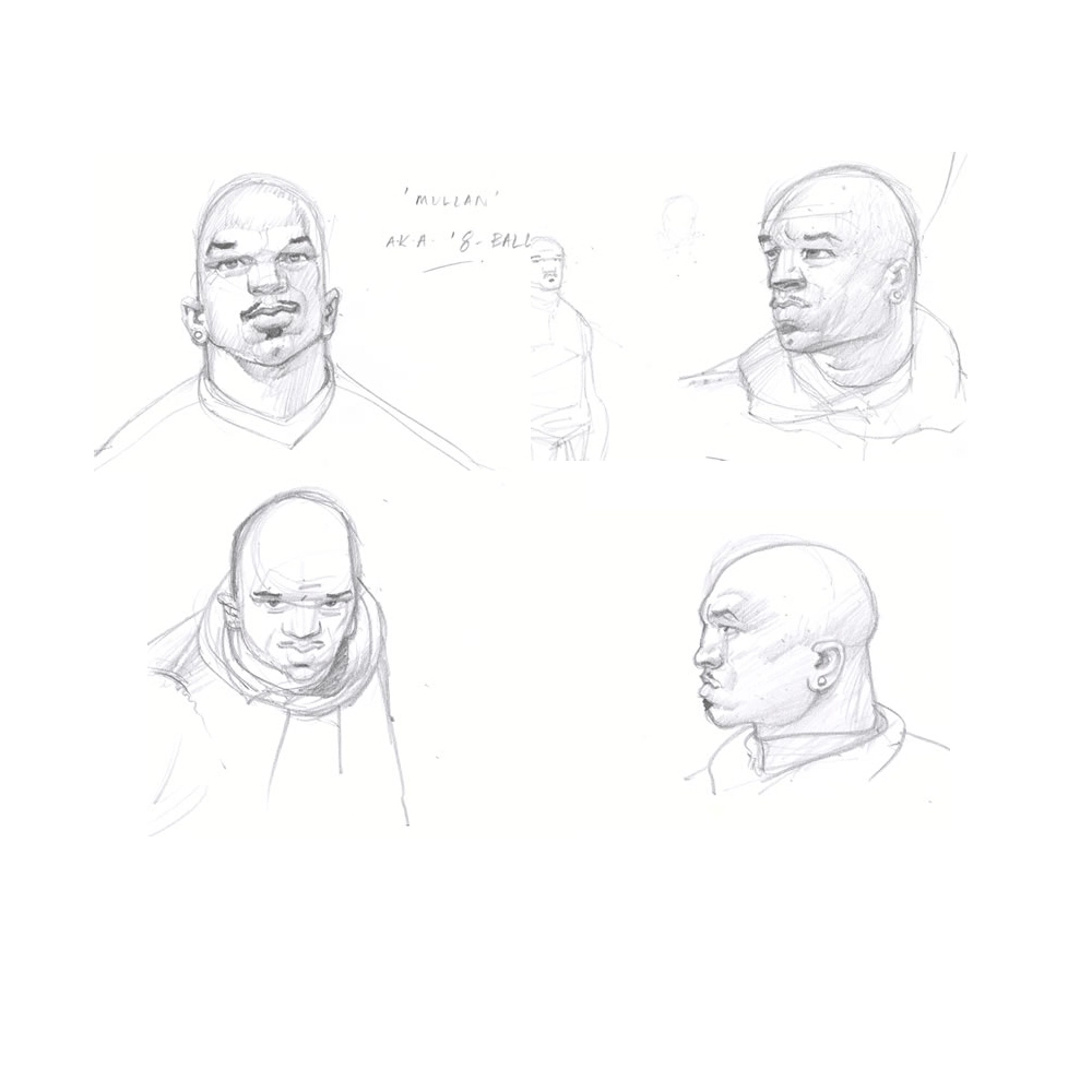 Character Sketches - 8-Ball