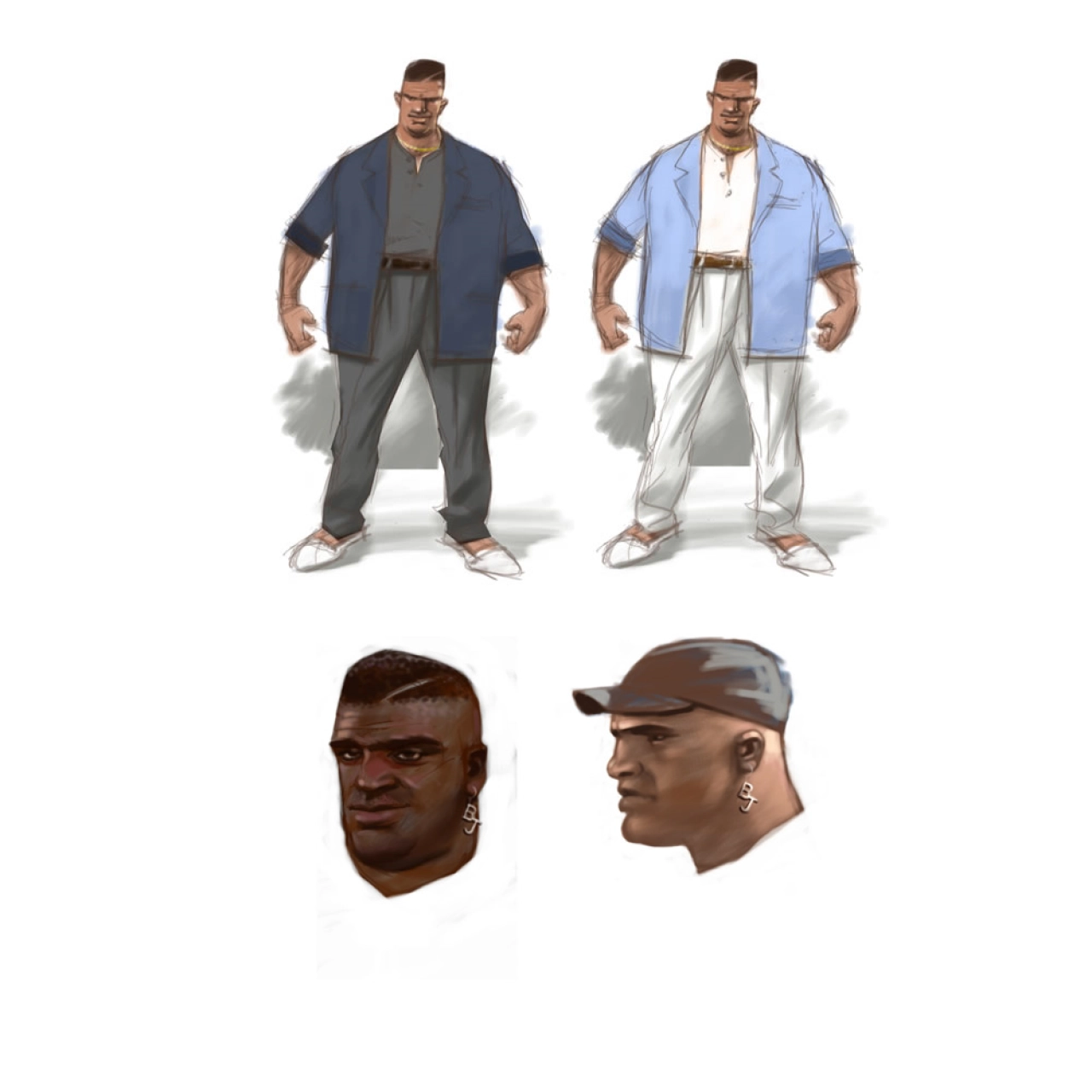 Character Sketches - BJ Smith