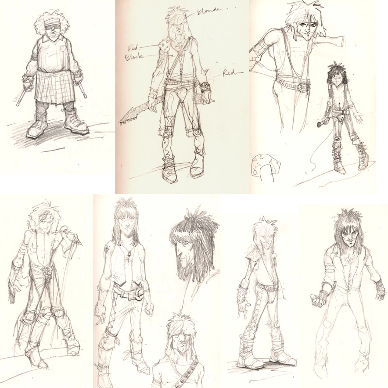 Character Sketches - Lovefist