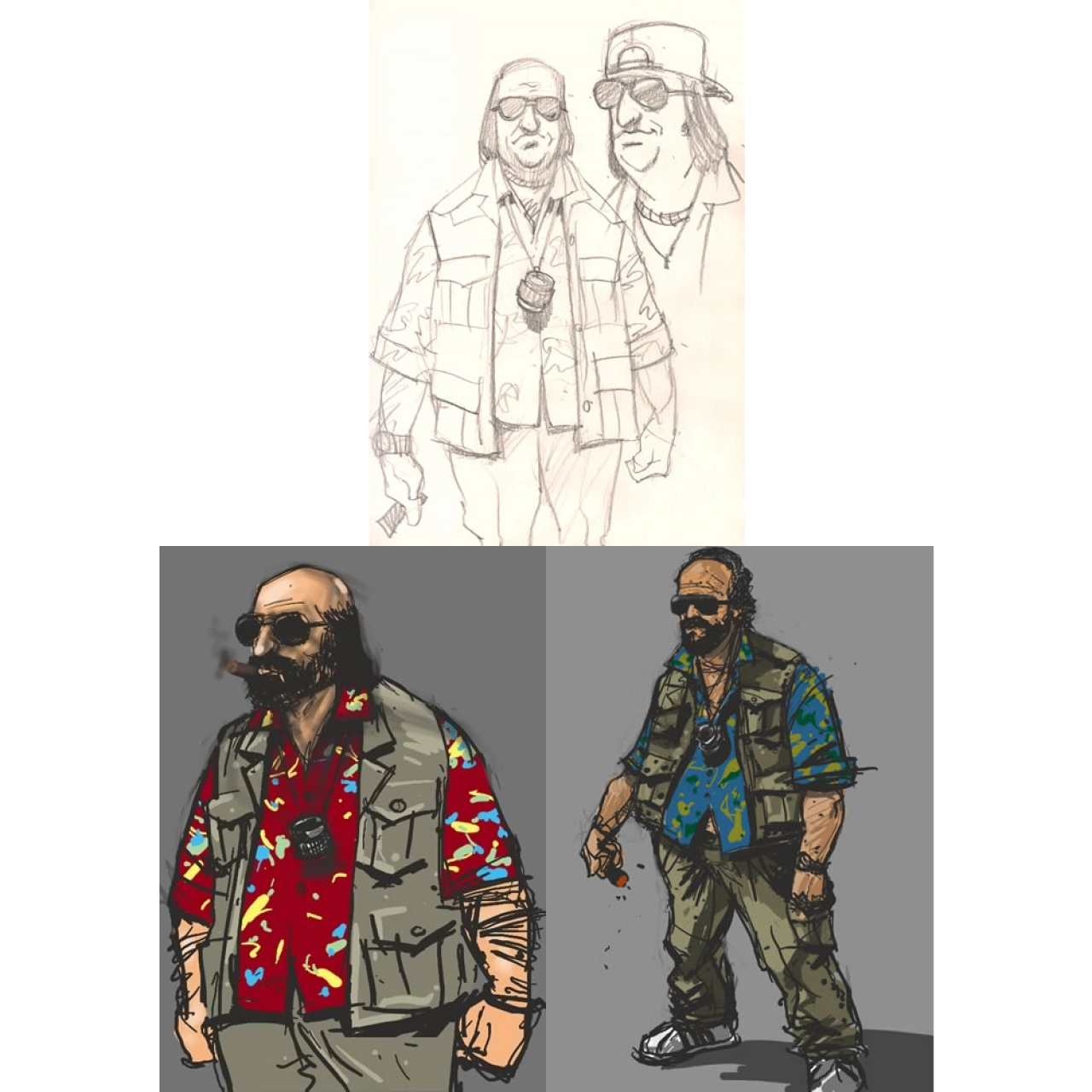 Character Sketches - Steve Scott