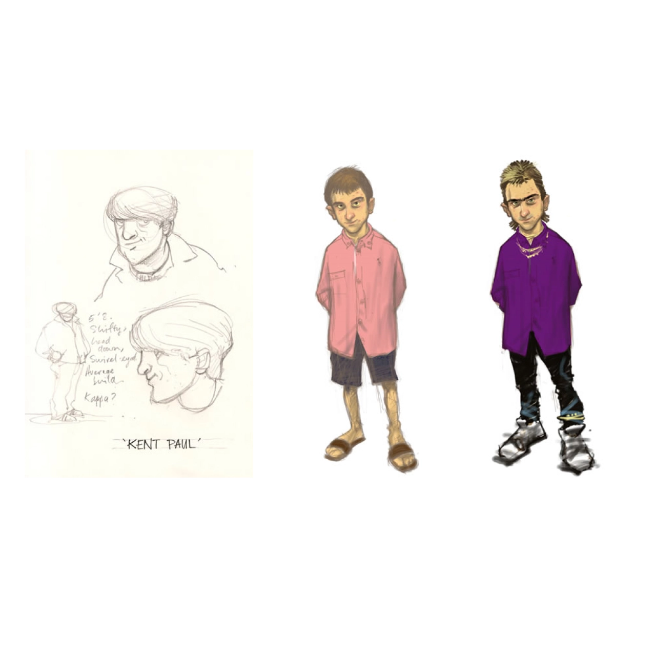 Character Sketches - Kent Paul