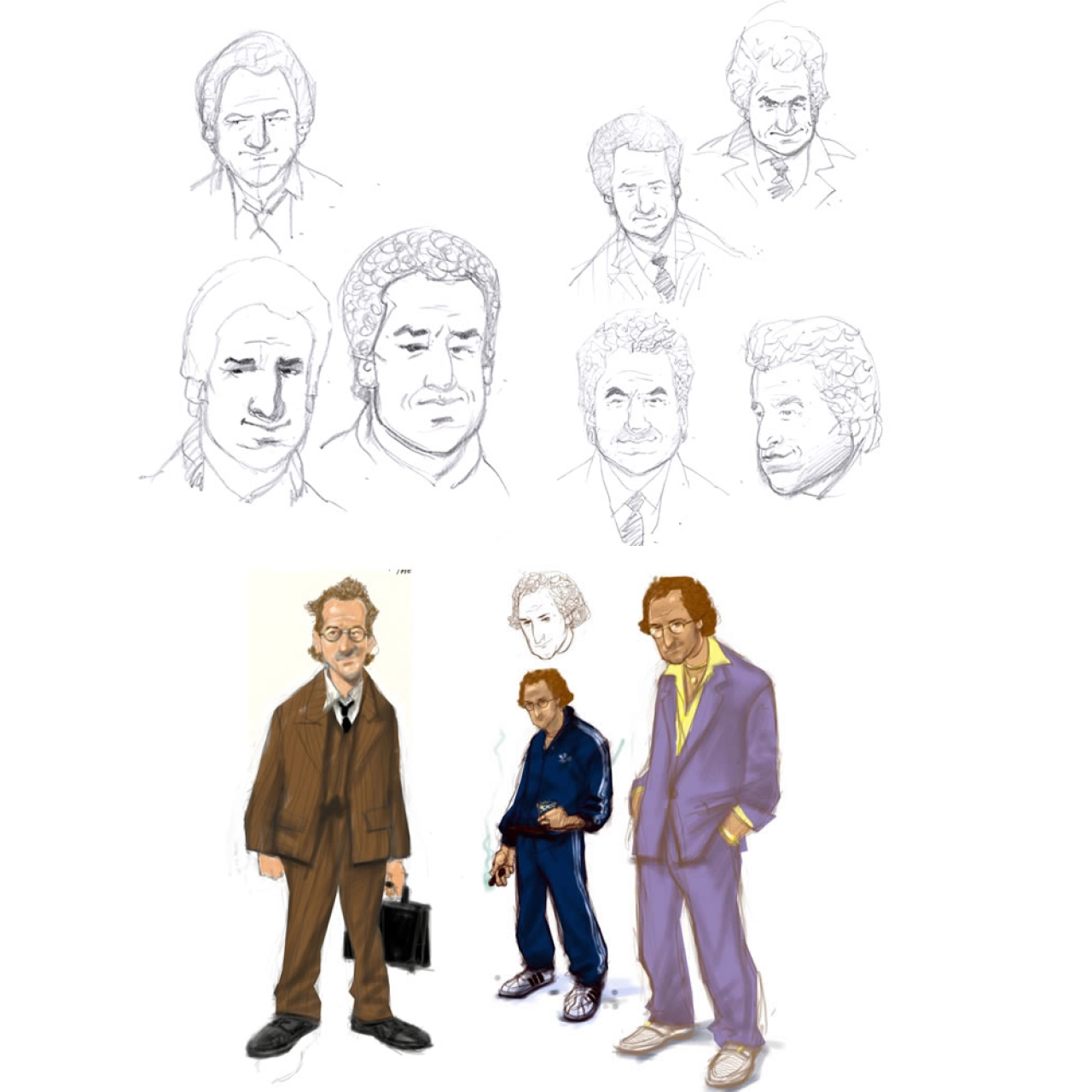 Character Sketches - Ken Rosenberg