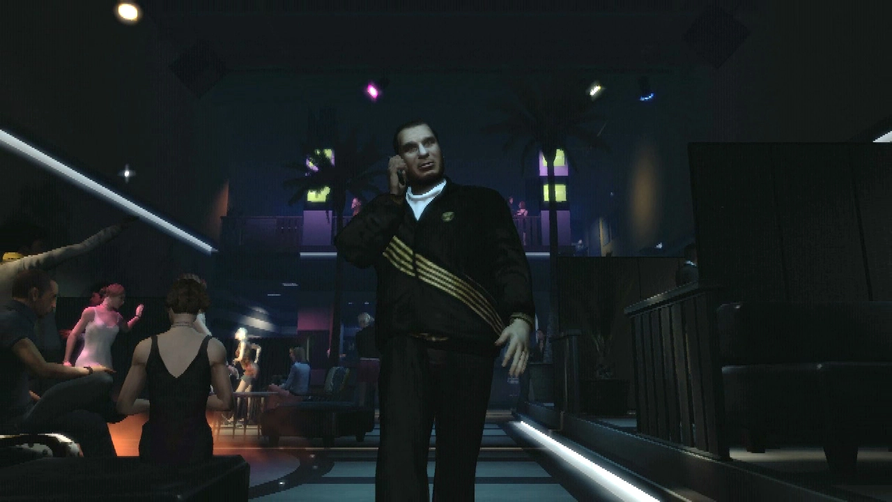 On The Phone In The Club