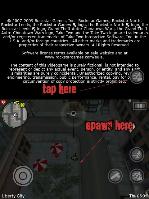 Chinatown Wars Spawn Glitch