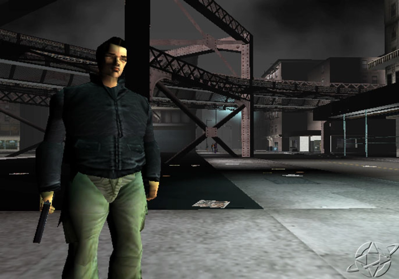 Fat Claude in a wasteland