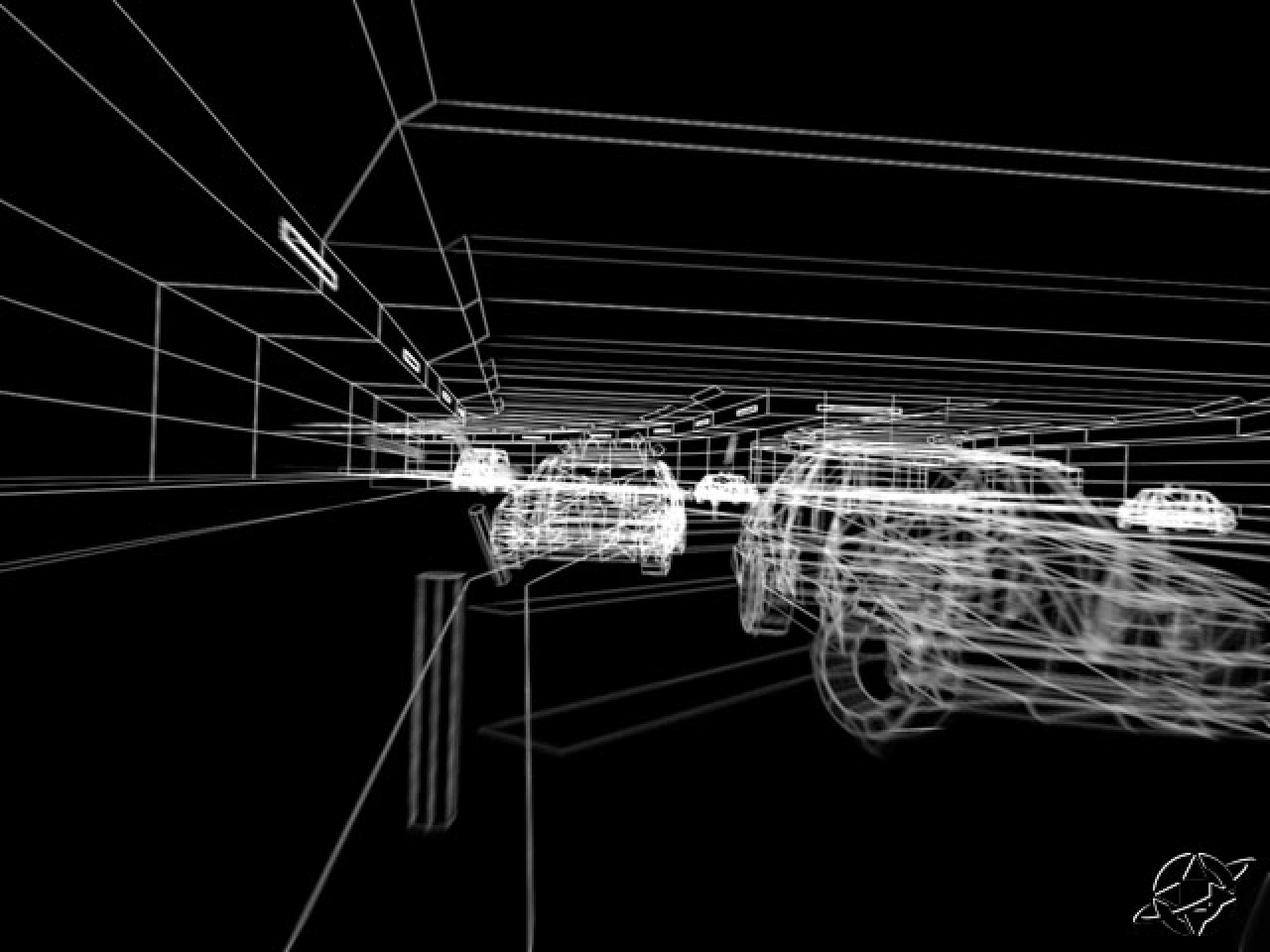 Tunnel chase (wire frame)
