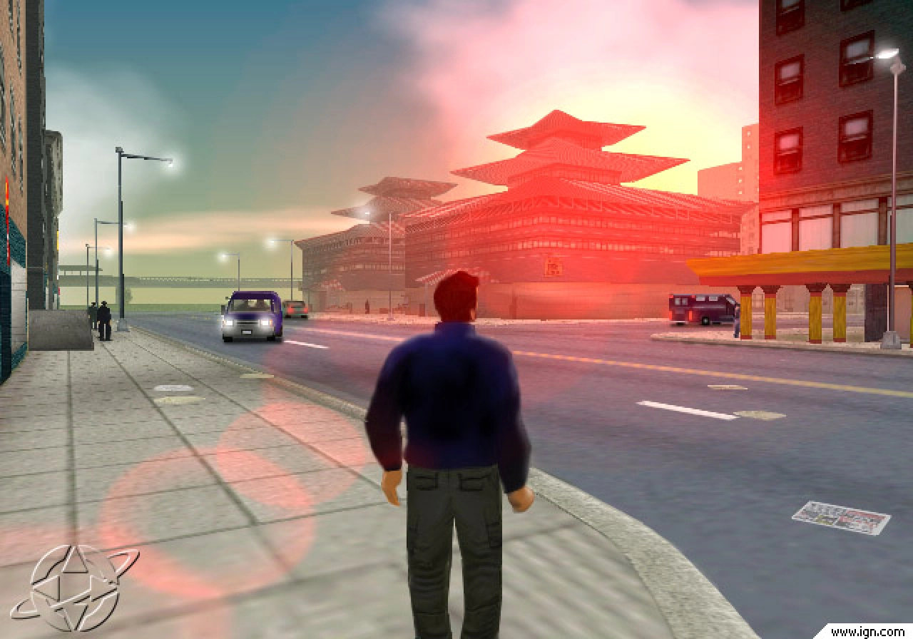 Sunset in Chinatown