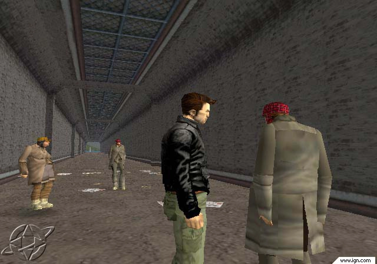 The homeless in the tunnel