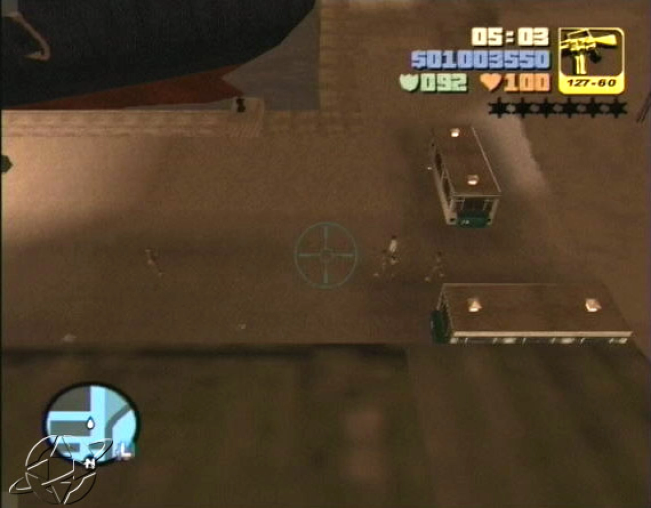 Port ambush from the roof