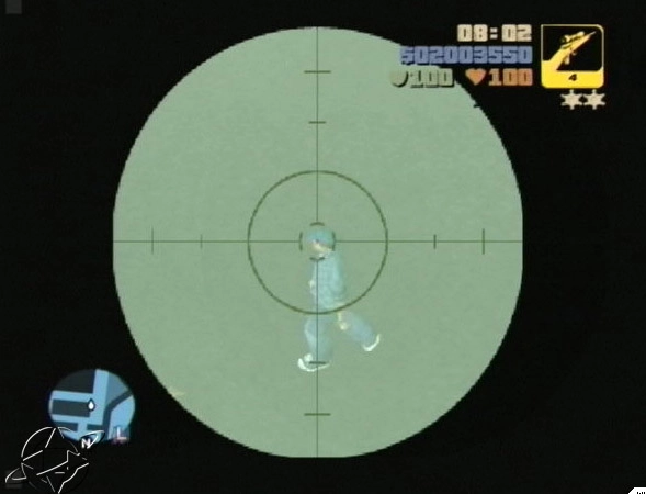 Sniping pedestrians at the port