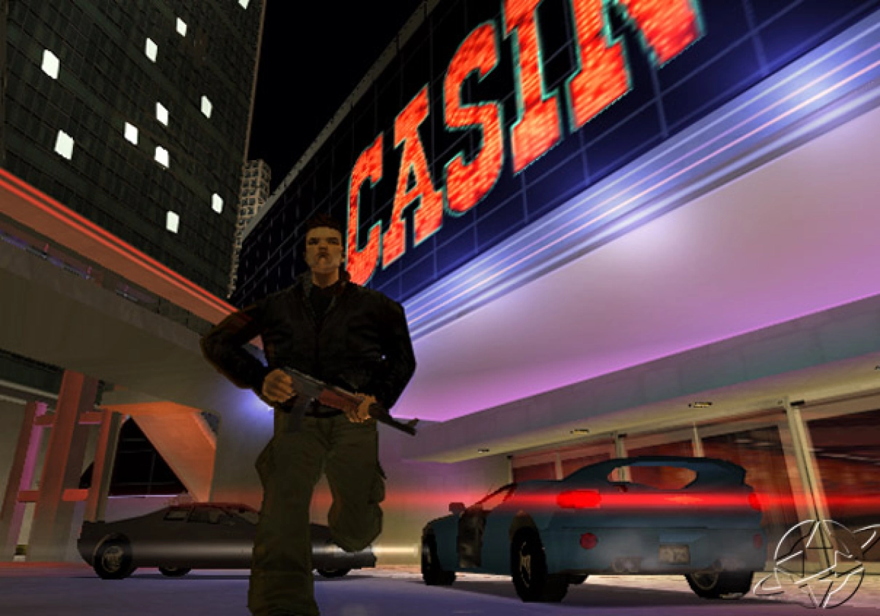 Tearing up the casino parking lot