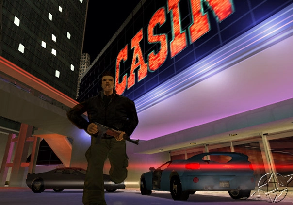 Tearing up the casino parking lot