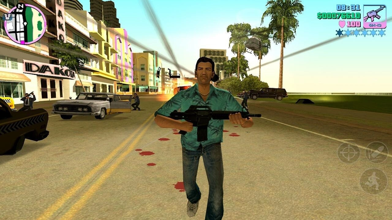 Tommy outrunning the law